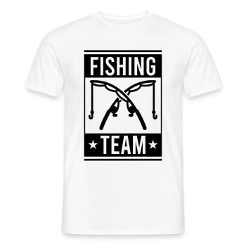 fishing crew - Männer T-Shirt - Weiß - Vorne - AI Model Male 178 dark (178cm)