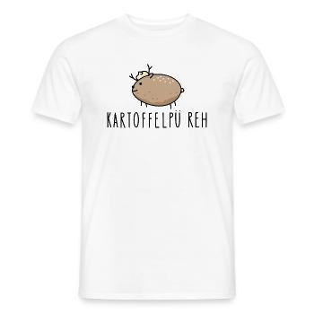 Lustige Reh Kartoffel - Männer T-Shirt - Weiß - Vorne - AI Model Male 178 dark (178cm)