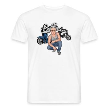 Schwalbe S51 Erich // Illustration - Men's T-Shirt - white - Front - AI Model Male 178 dark (178cm)