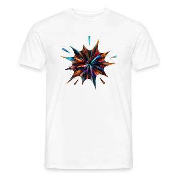 Colorful Color Explosion - ApriNoeScor - Men's T-Shirt - white - Front - AI Model Male 178 dark (178cm)