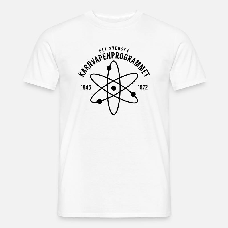 Das schwedische Atomwaffenprogramm - Männer T-Shirt - Weiß