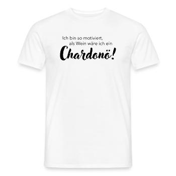 Je suis un Chardonö - T-shirt homme - blanc - Devant - AI Model Male 178 dark (178cm)