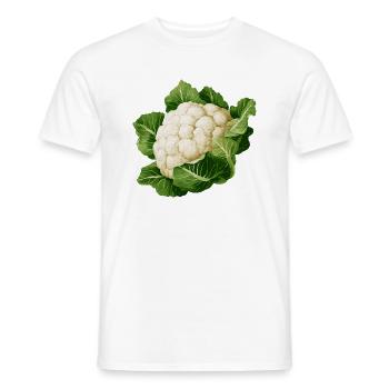 Chou-fleur - T-shirt homme - blanc - Devant - AI Model Male 178 dark (178cm)