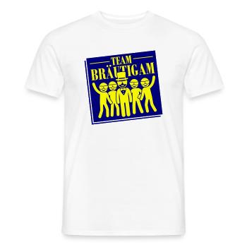 Team Bräutigam - Männer T-Shirt - Weiß - Vorne - AI Model Male 178 dark (178cm)