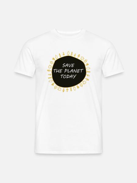 Save the Planet - Men's T-Shirt - white
