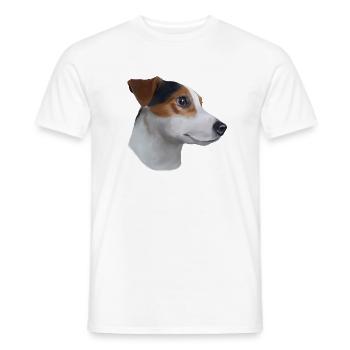 Jack Russell Terrier - Männer T-Shirt - Weiß - Vorne - AI Model Male 178 dark (178cm)