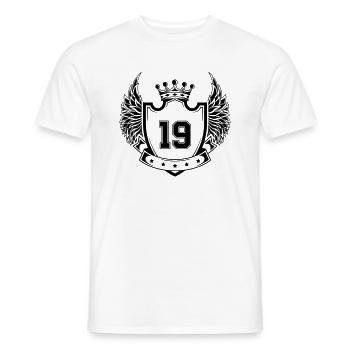Coat of arms 19 - Men's T-Shirt - white - Front - AI Model Male 178 dark (178cm)