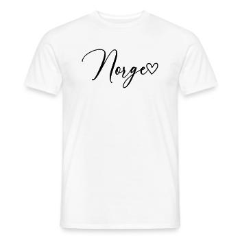 Norge Norway Police - T-shirt homme - blanc - Devant - AI Model Male 178 dark (178cm)