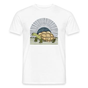 Tortue - T-shirt homme - blanc - Devant - AI Model Male 178 dark (178cm)