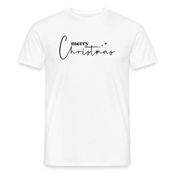 Merry Christmas - Festliche Designs für Geschenke - Männer T-Shirt - Weiß - Vorne - AI Model Male 178 dark (178cm)