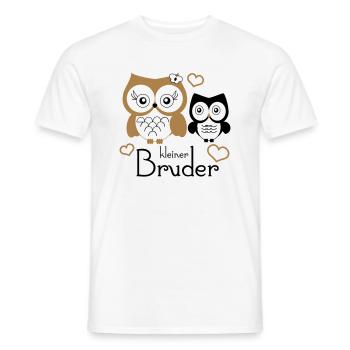 kleiner Bruder - Men's T-Shirt - white - Front - AI Model Male 178 dark (178cm)