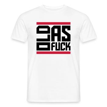 old AF Text Logo - Men's T-Shirt - white - Front - AI Model Male 178 dark (178cm)