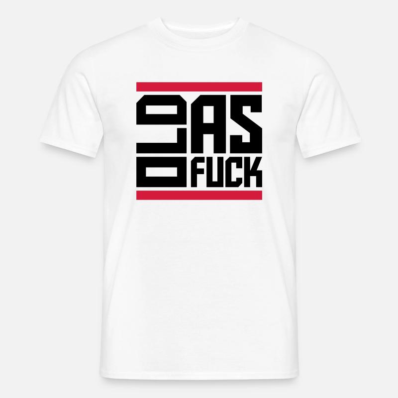 old AF Text Logo - Men's T-Shirt - white