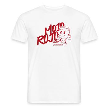 MOJOROJO - Männer T-Shirt - Weiß - Vorne - AI Model Male 178 dark (178cm)