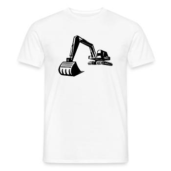 Silhouette de pelle, conception précise pour - T-shirt homme - blanc - Devant - AI Model Male 178 dark (178cm)