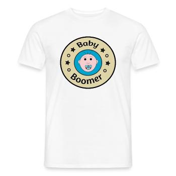 Baby Boomer - Männer T-Shirt - Weiß - Vorne - AI Model Male 178 dark (178cm)
