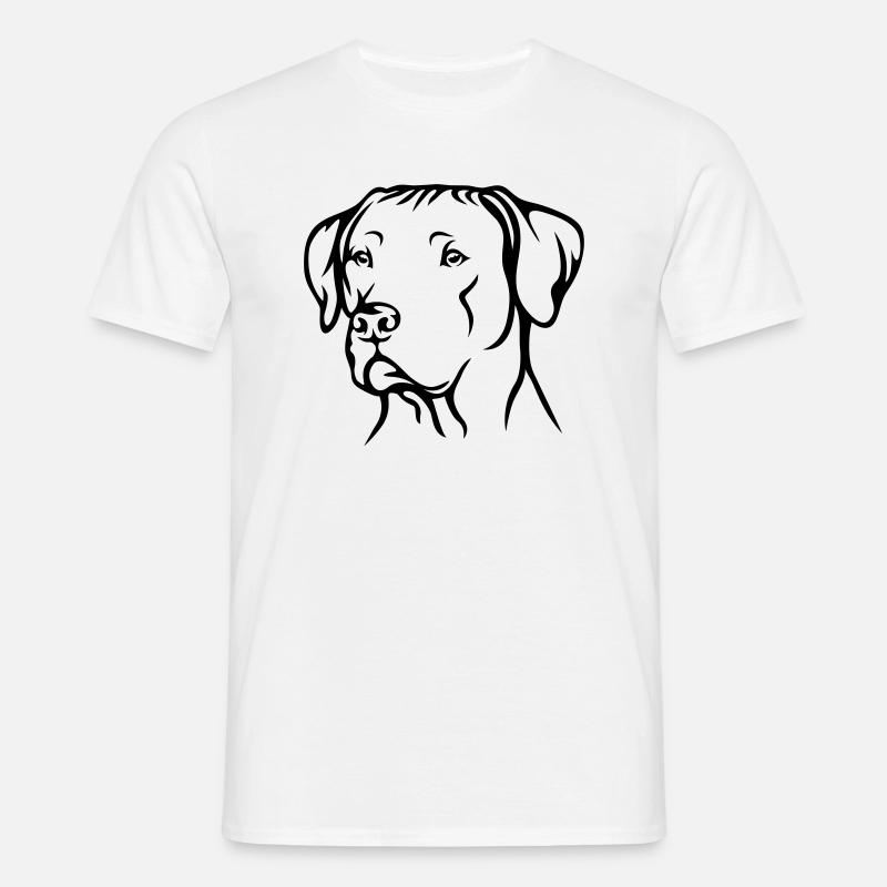 Rhodesian Ridgeback - Männer T-Shirt - Weiß