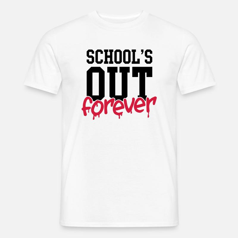 school's out forever - Männer T-Shirt - Weiß