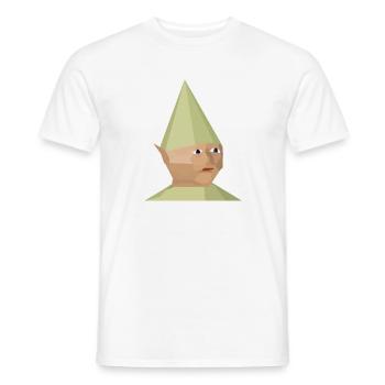 Gnome child - Men's T-Shirt - white - Front - AI Model Male 178 dark (178cm)