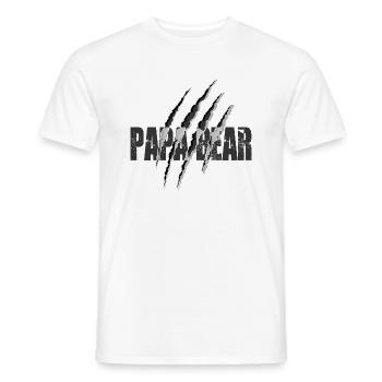 Papa Bear - Men's T-Shirt - white - Front - AI Model Male 178 dark (178cm)