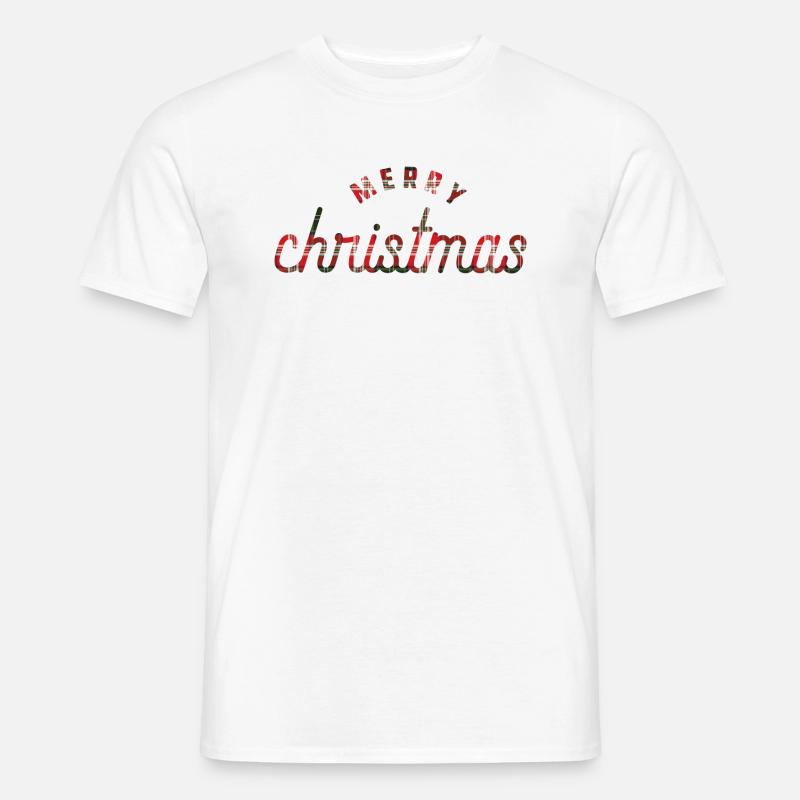 Weihnachten - Weihnachtspullover Merry Christmas - Männer T-Shirt - Weiß