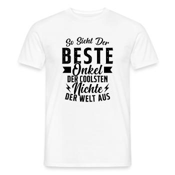 So sieht der beste Onkel der Welt aus - Männer T-Shirt - Weiß - Vorne - AI Model Male 178 dark (178cm)