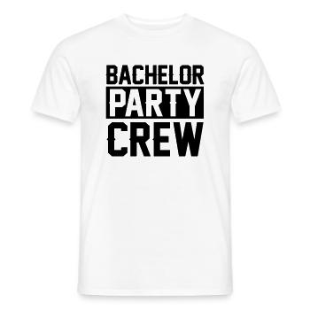 Bachelor Party Crew - Männer T-Shirt - Weiß - Vorne - AI Model Male 178 dark (178cm)