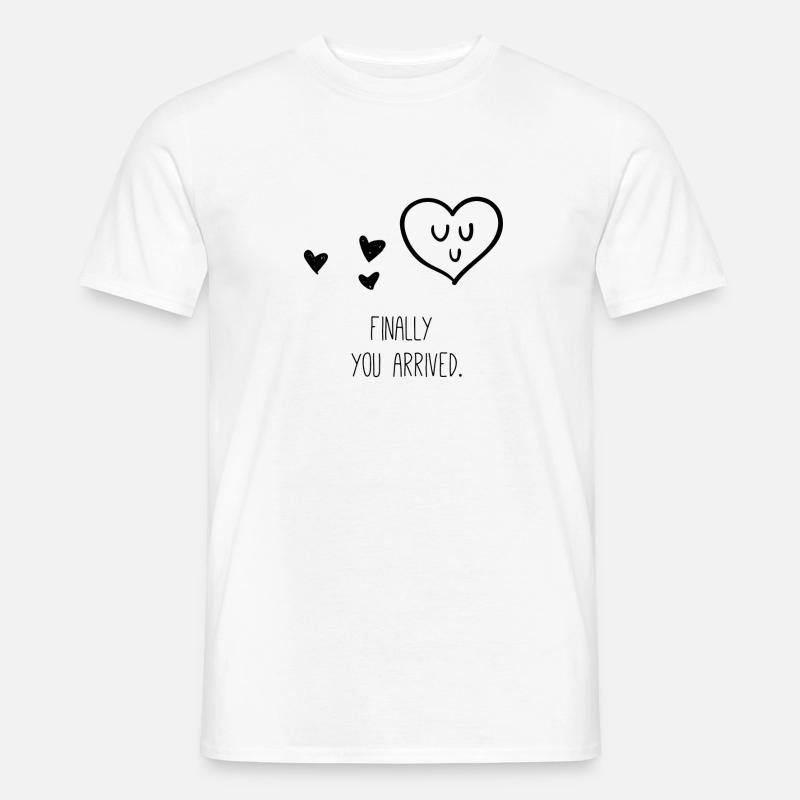 liebe - Männer T-Shirt - Weiß