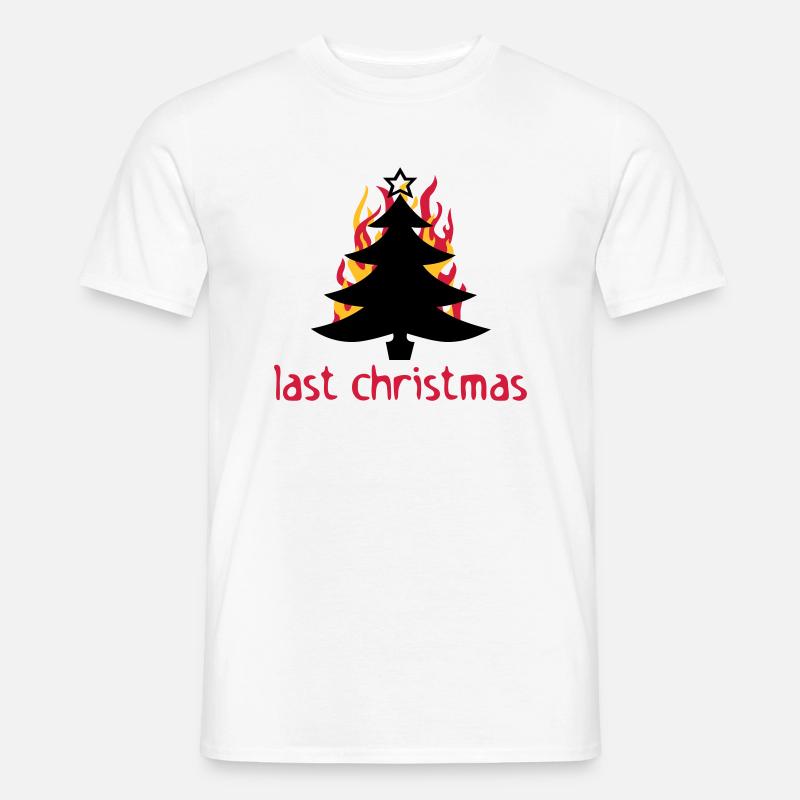 last christmas - Männer T-Shirt - Weiß