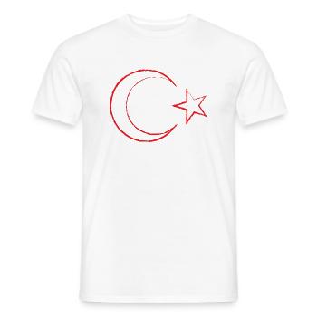 Die Türkei - Männer T-Shirt - Weiß - Vorne - AI Model Male 178 dark (178cm)