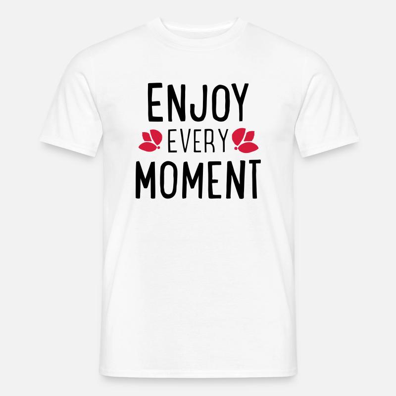 Lustige Sprüche - Männer T-Shirt - Weiß