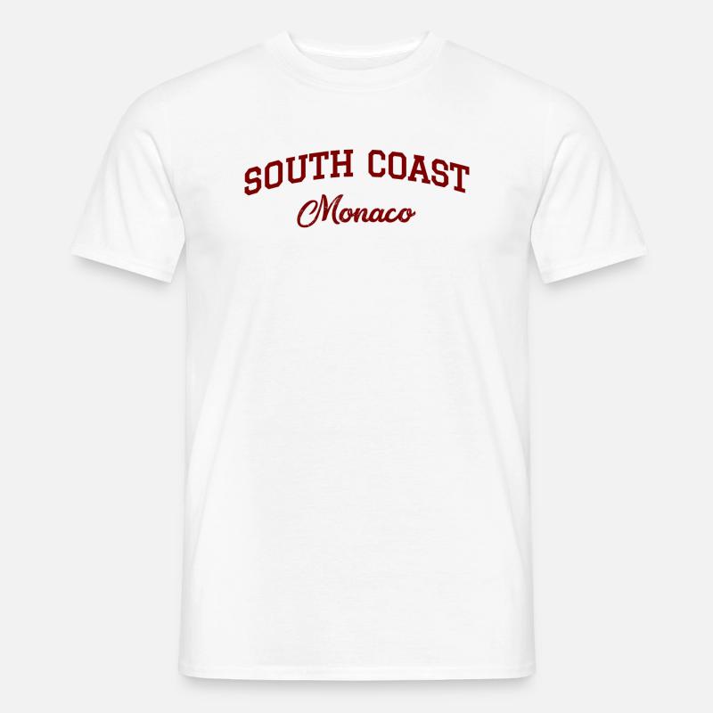 SÜDKÜSTE Monaco - Männer T-Shirt - Weiß