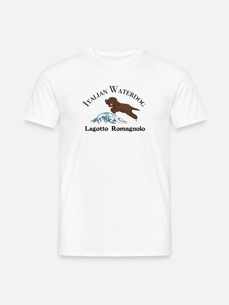Chien d’eau1 2 - T-shirt homme - blanc