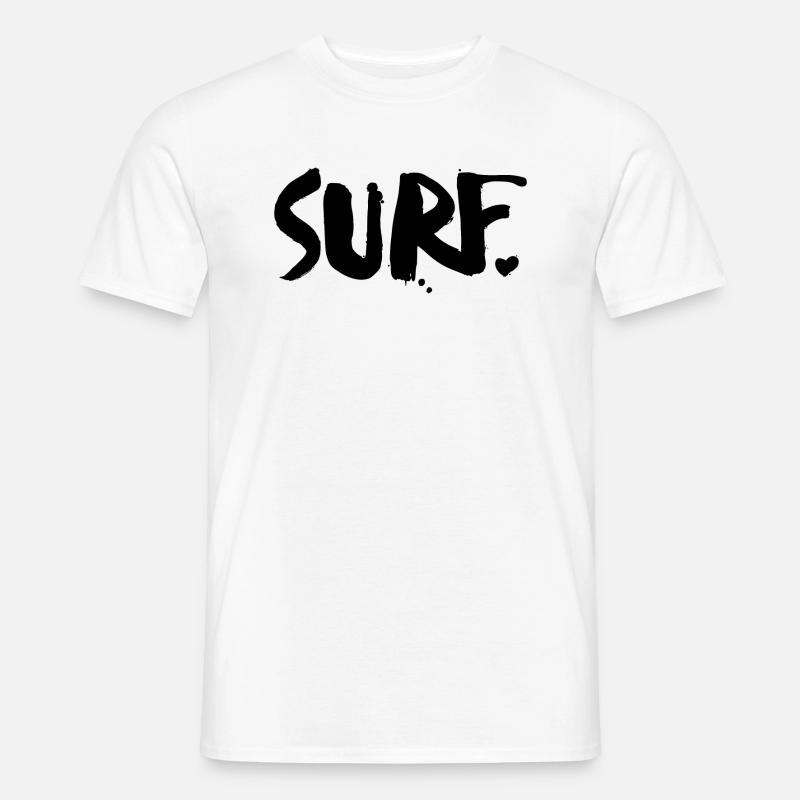 SURF - Männer T-Shirt - Weiß