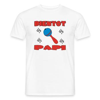 BALD OPA - Männer T-Shirt - Weiß - Vorne - AI Model Male 178 dark (178cm)