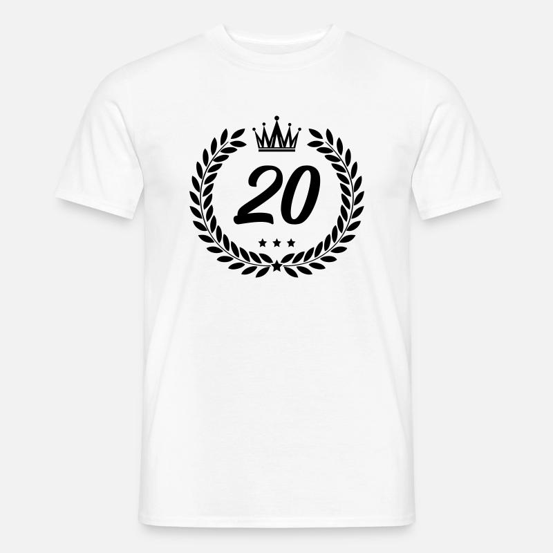 wappen 20 - Männer T-Shirt - Weiß