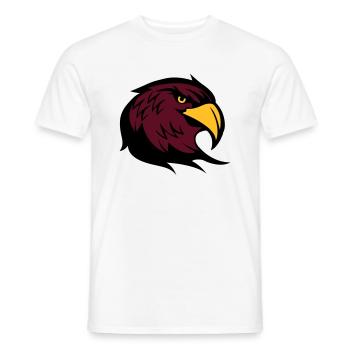 Eagle de - Männer T-Shirt - Weiß - Vorne - AI Model Male 178 dark (178cm)