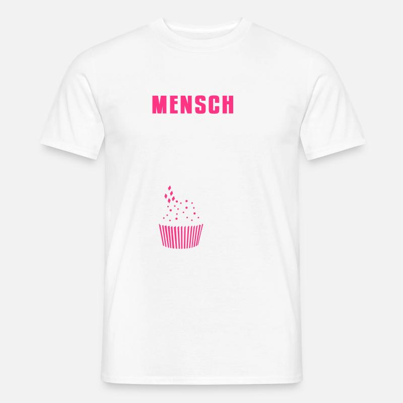 Schokolade - Muffin - Cupcake - sweet - 2C - Männer T-Shirt - Weiß
