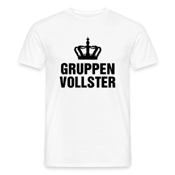 Gruppenvollster - Männer T-Shirt - Weiß - Vorne - AI Model Male 178 dark (178cm)