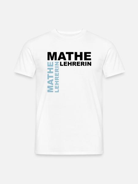 Math teacher - V2 - Men's T-Shirt - white