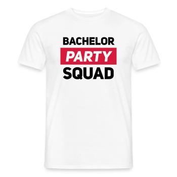 Bachelor party - Men's T-Shirt - white - Front - AI Model Male 178 dark (178cm)