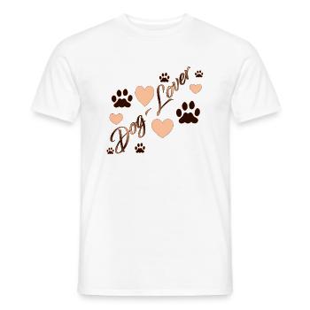 Sunny Doglover - Männer T-Shirt - Weiß - Vorne - AI Model Male 178 dark (178cm)