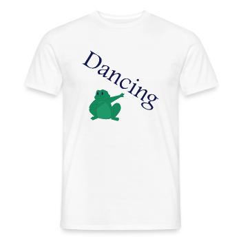 Dancing Dance Music - Männer T-Shirt - Weiß - Vorne - AI Model Male 178 dark (178cm)