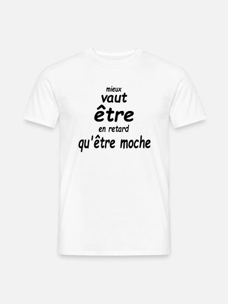 mieux vaut - T-shirt homme - blanc