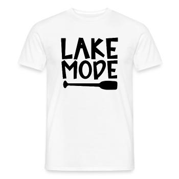 Lake Mode Adventure PaddelMotivation Design - Männer T-Shirt - Weiß - Vorne - AI Model Male 178 dark (178cm)