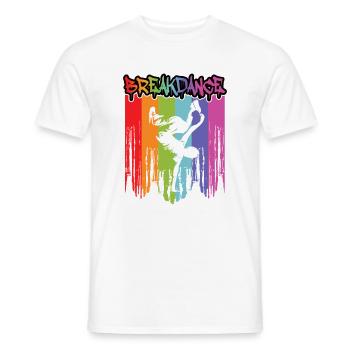 Breakdance Bboy Dancing - Männer T-Shirt - Weiß - Vorne - AI Model Male 178 dark (178cm)