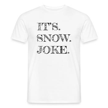 under the tree joke quote awesome - Männer T-Shirt - Weiß - Vorne - AI Model Male 178 dark (178cm)