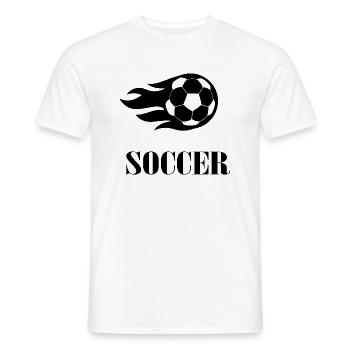 Fußball Football - T-shirt homme - blanc - Devant - AI Model Male 178 dark (178cm)