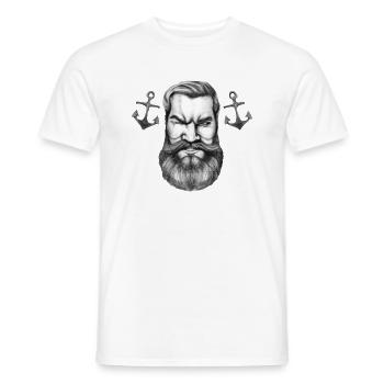 Pirate - T-shirt homme - blanc - Devant - AI Model Male 178 dark (178cm)