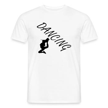 Dancing Dance Music - Männer T-Shirt - Weiß - Vorne - AI Model Male 178 dark (178cm)